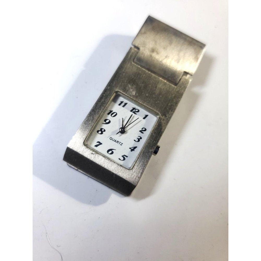 Quartz Watch Money Clip, Vintage